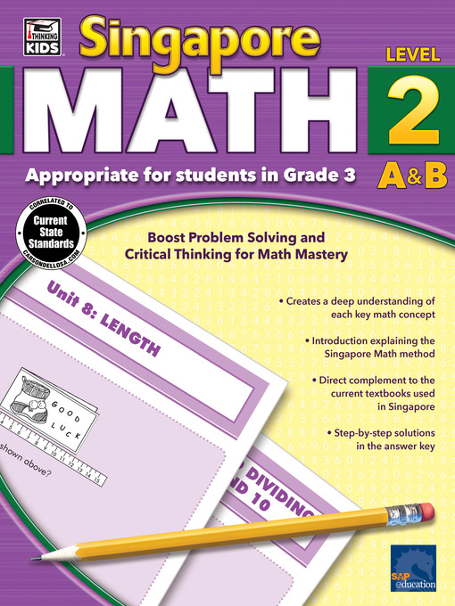 Title details for Singapore Math, Grade 3 by Thinking Kids - Available